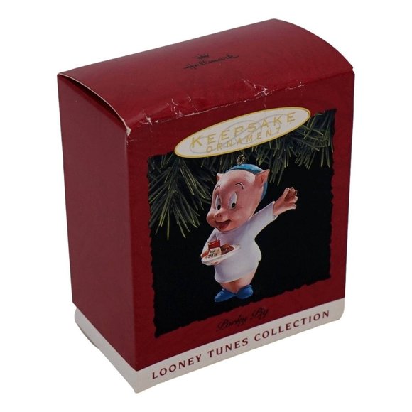 Hallmark Keepsake Ornament Porky Pig Looney Tunes Collection 1993 Handcrafted - Picture 6 of 8